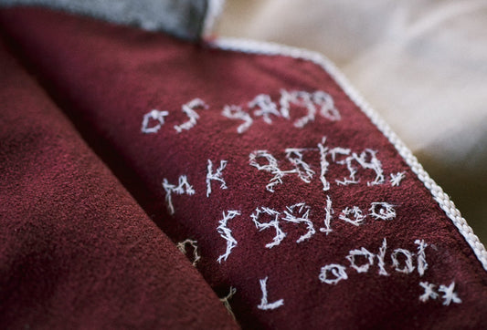 Dutch embroidery (That secret cross-stitching under the lapel)