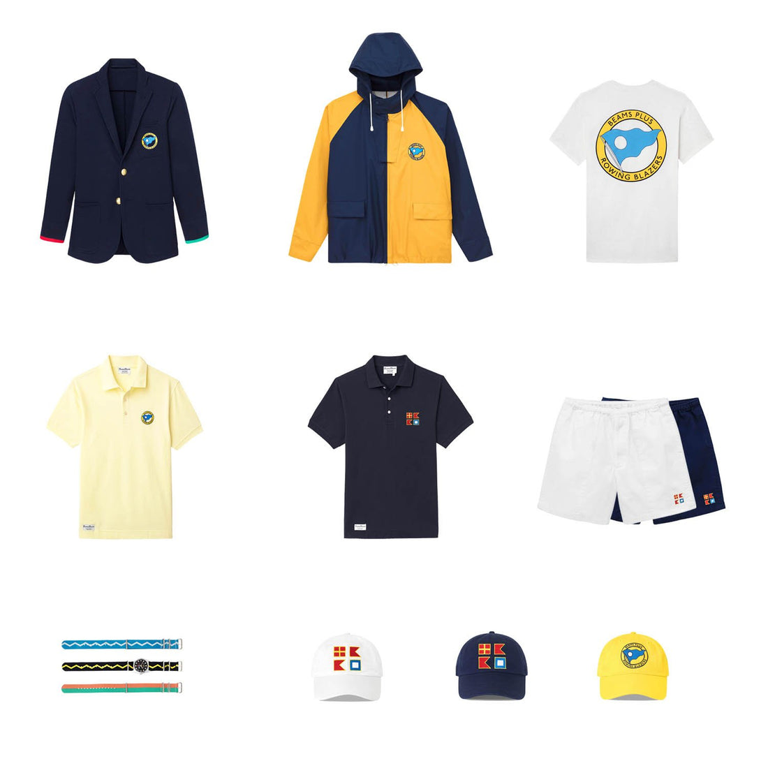Beams Plus x Rowing Blazers (Shop Beams Plus x Rowing Blazers yacht club-inspired collaboration)