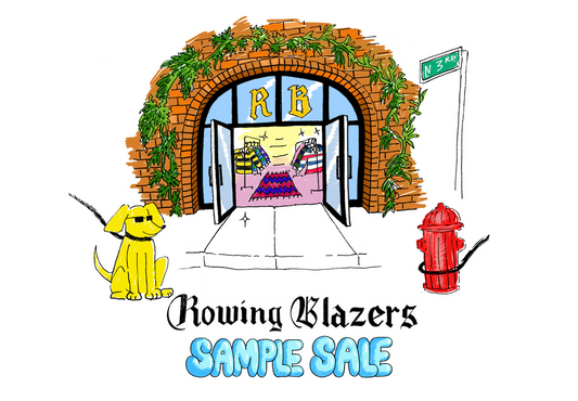 Rowing Blazers Brooklyn Sample Sale (For the first time ever, Rowing Blazers is hosting a sample sale in Brooklyn)