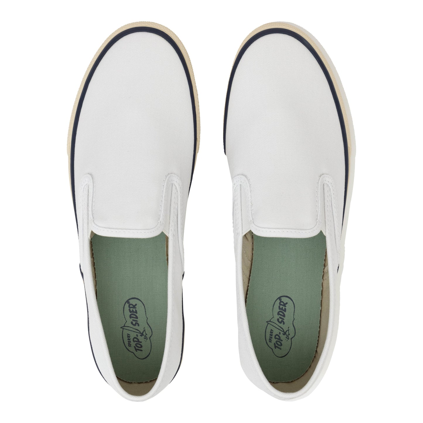 Unisex Cloud Slip On Deck Sneaker White