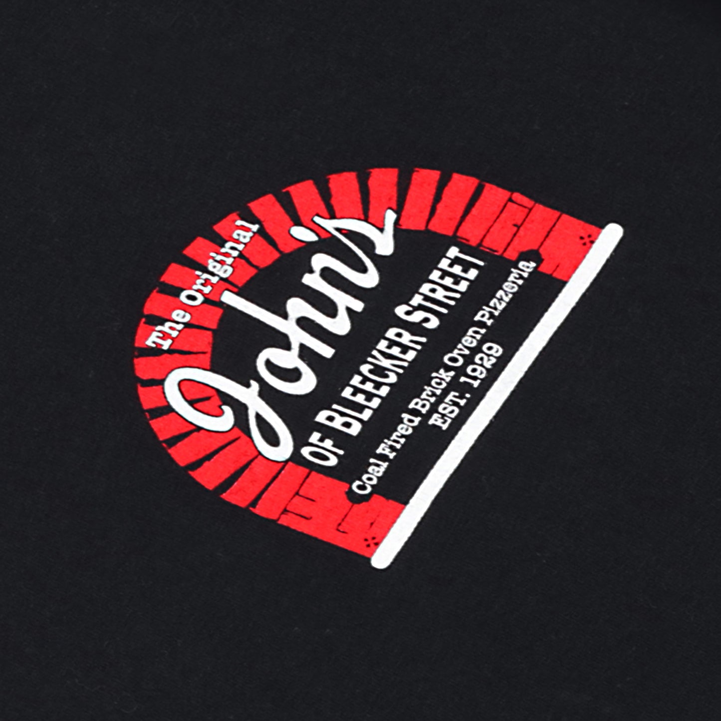 John's Pizzeria of Bleecker Street Black T-Shirt