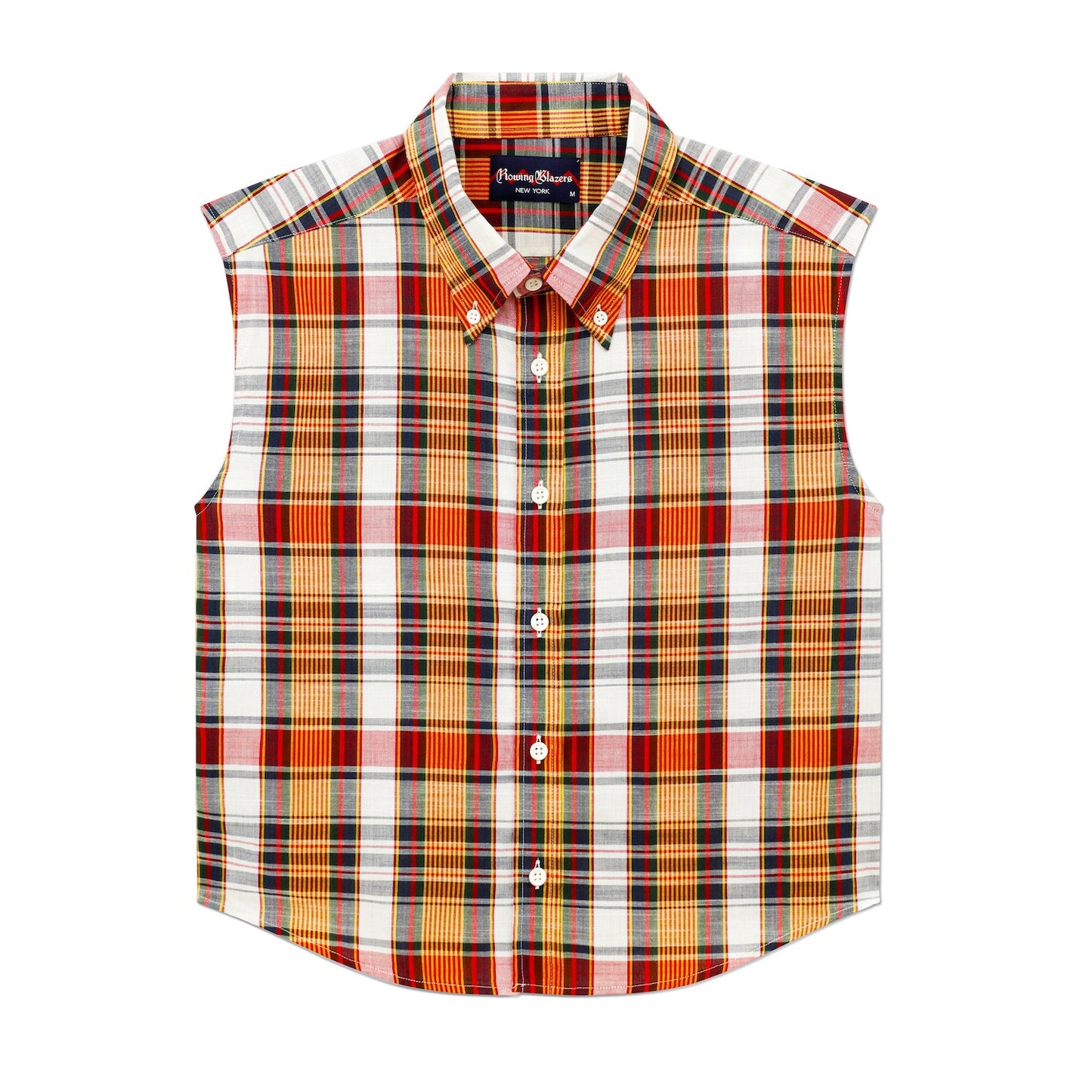 Women's Madras Sleeveless Shirt