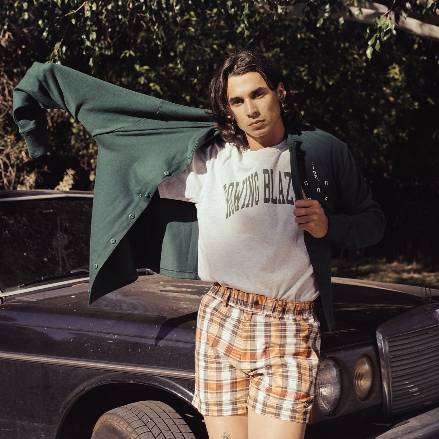 Cotton Madras Shorts