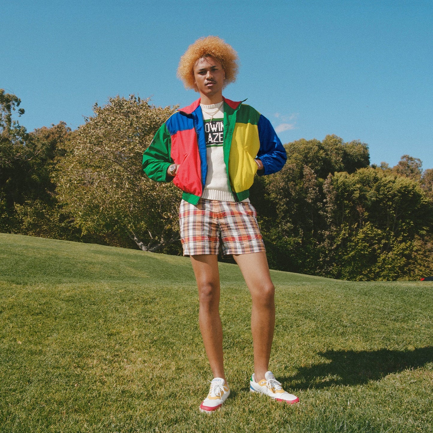 Cotton Madras Shorts