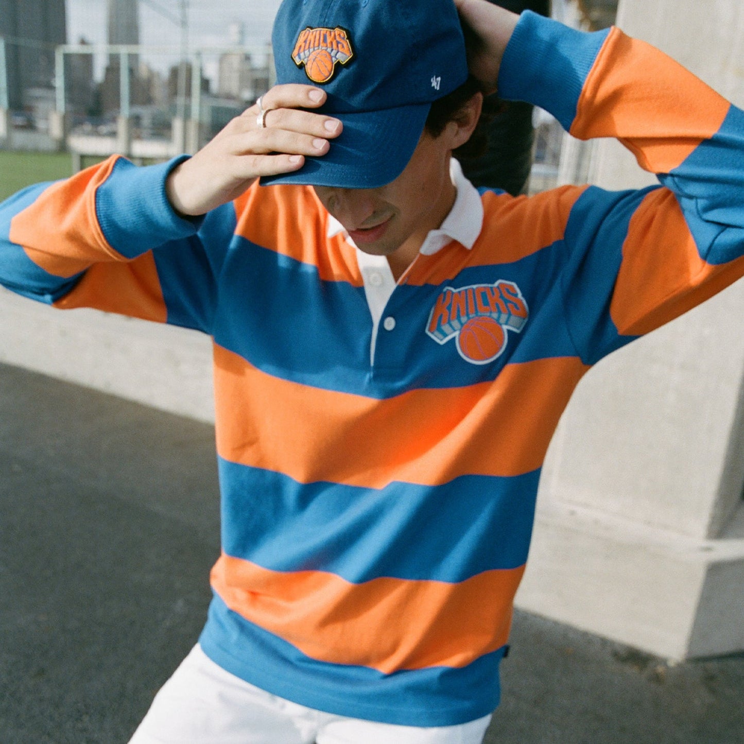 Rowing Blazers x NBA New York Knicks Block Stripe Rugby