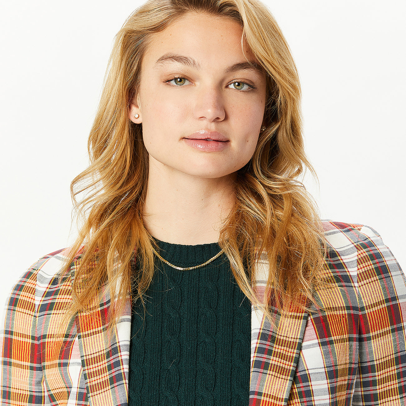 Women's Cotton Madras Jacket