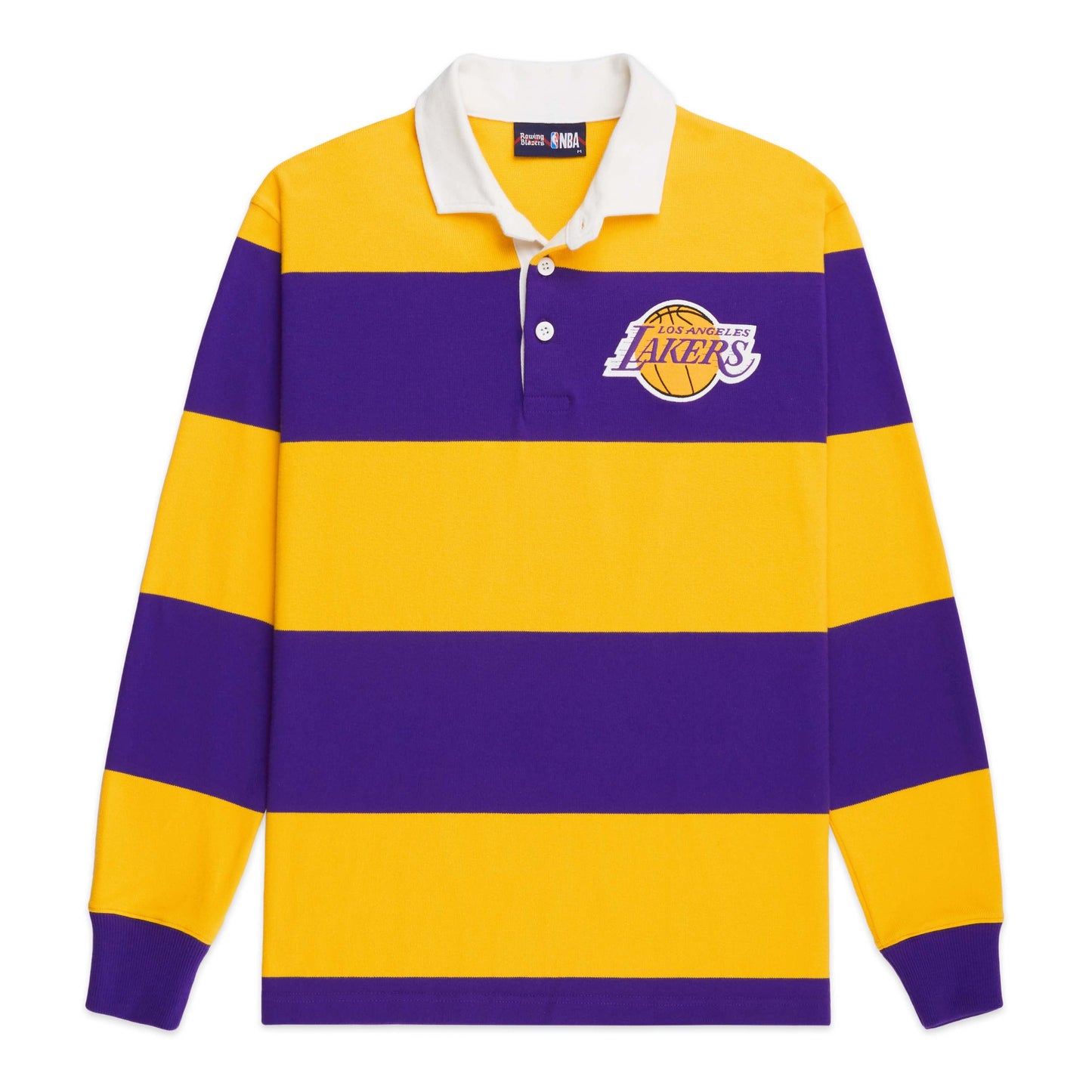 Rowing Blazers x NBA Los Angeles Lakers Block Stripe Rugby