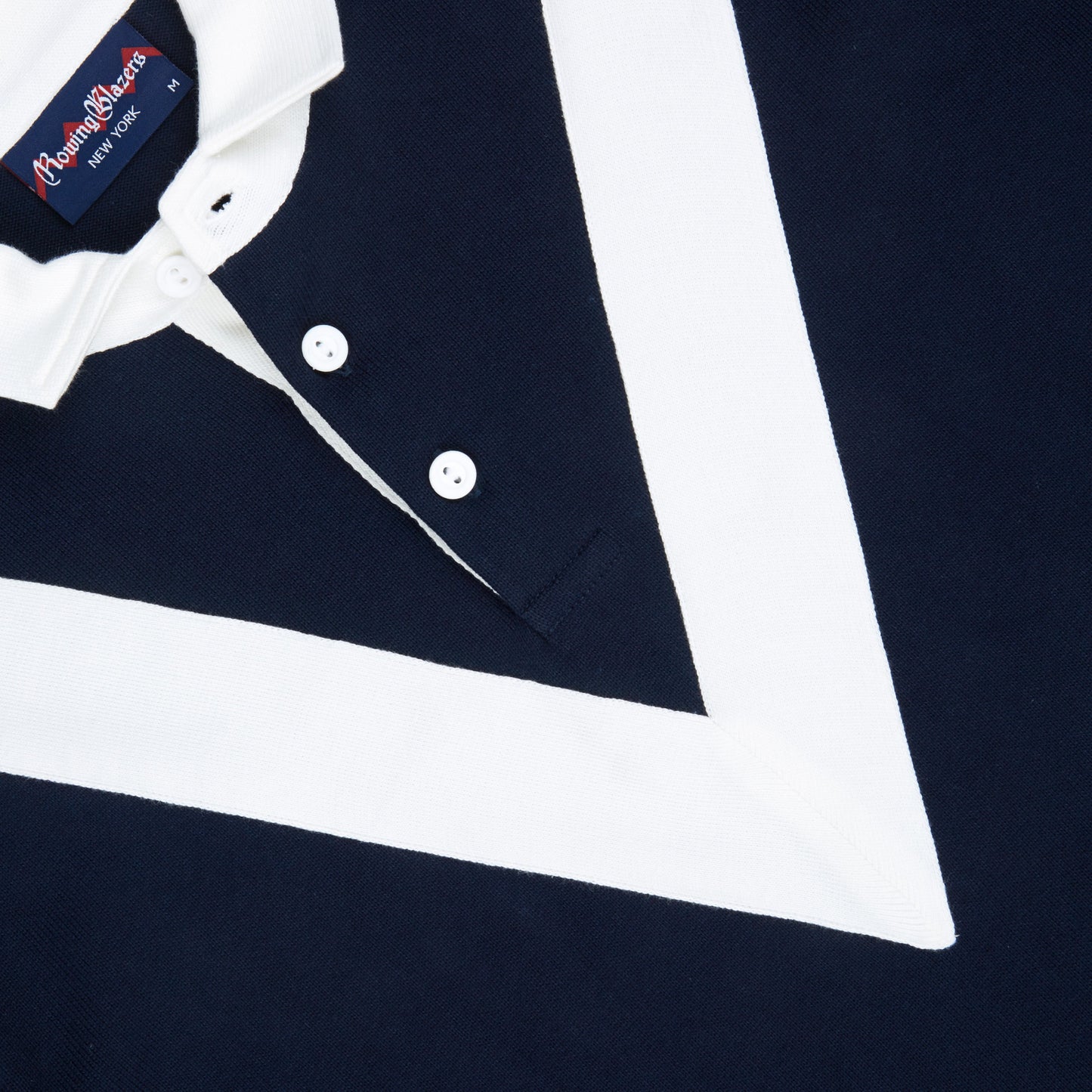 Navy Chevron Stripe Rugby