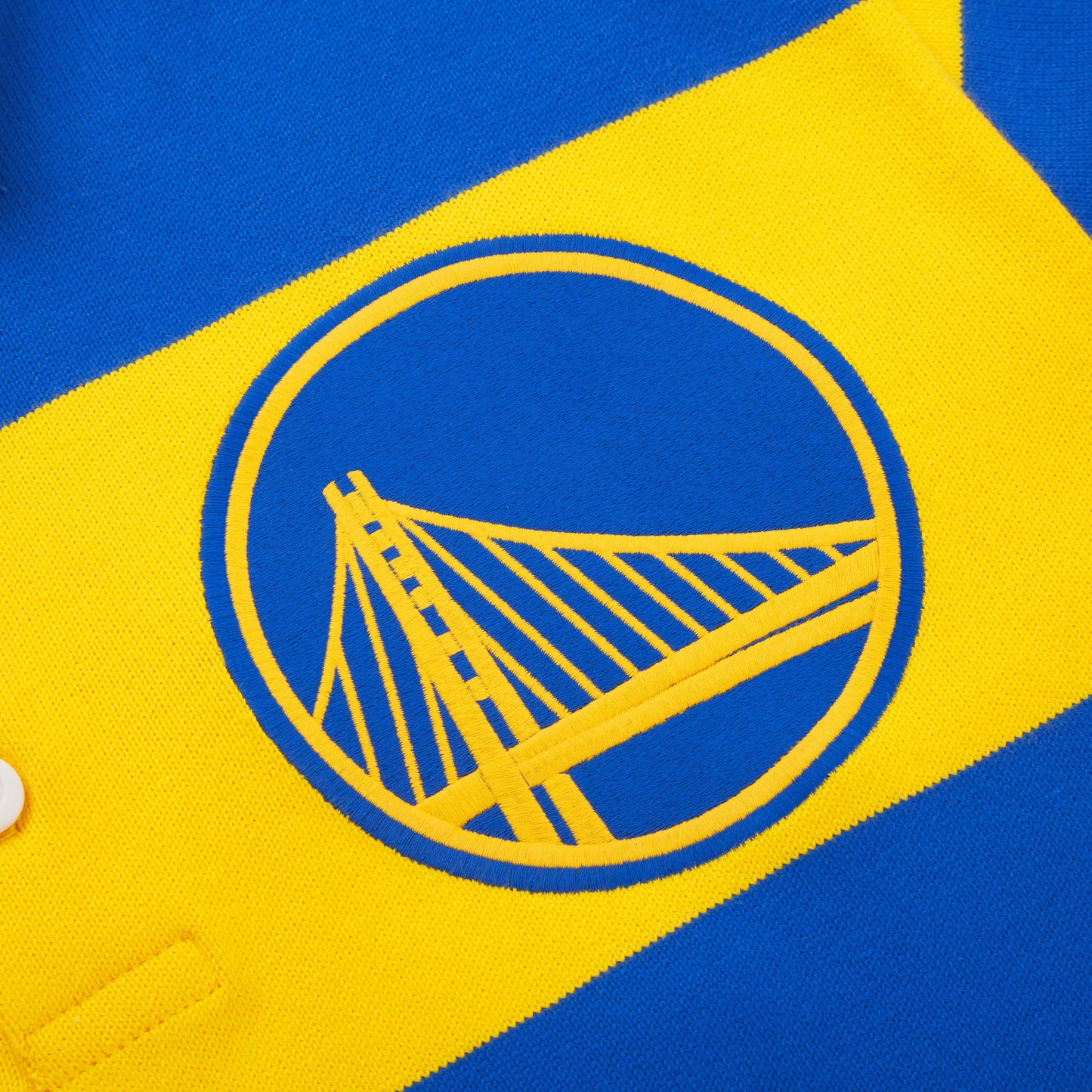 Rowing Blazers x NBA Golden State Warriors Block Stripe Rugby