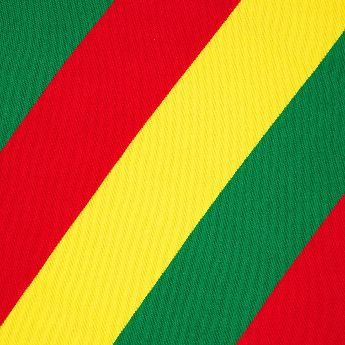 Red, Yellow, and Green Stripe Cropped Rugby
