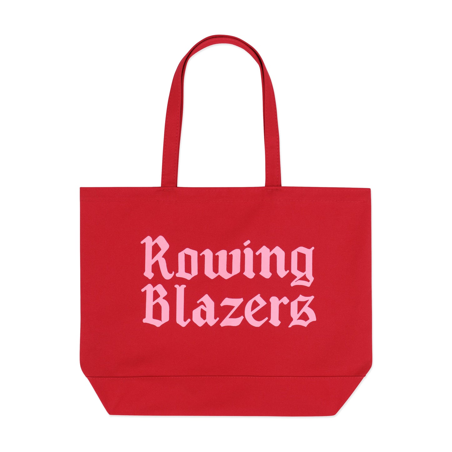 Red and Pink RB Gothic Logo Tote