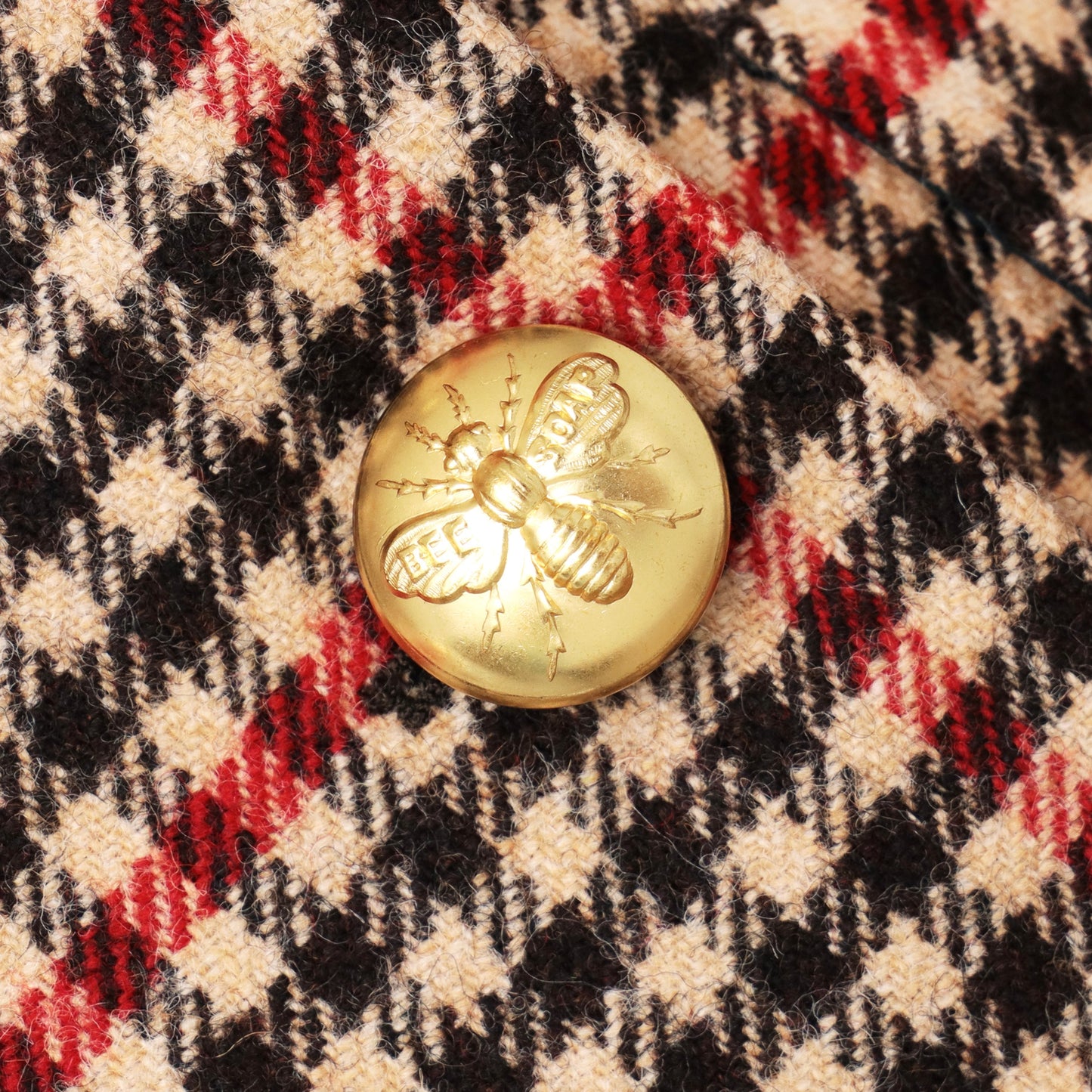 Gun Check Tweed Diana Blazer