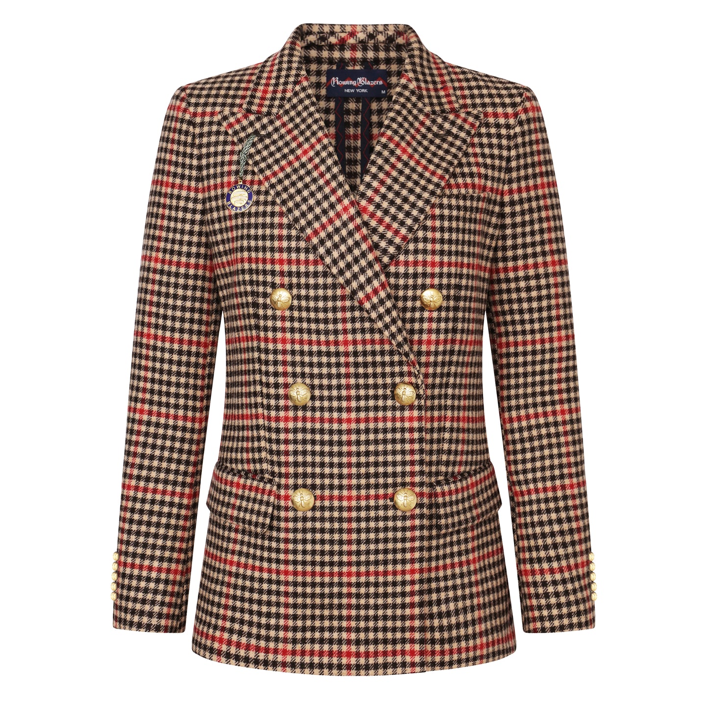Gun Check Tweed Diana Blazer