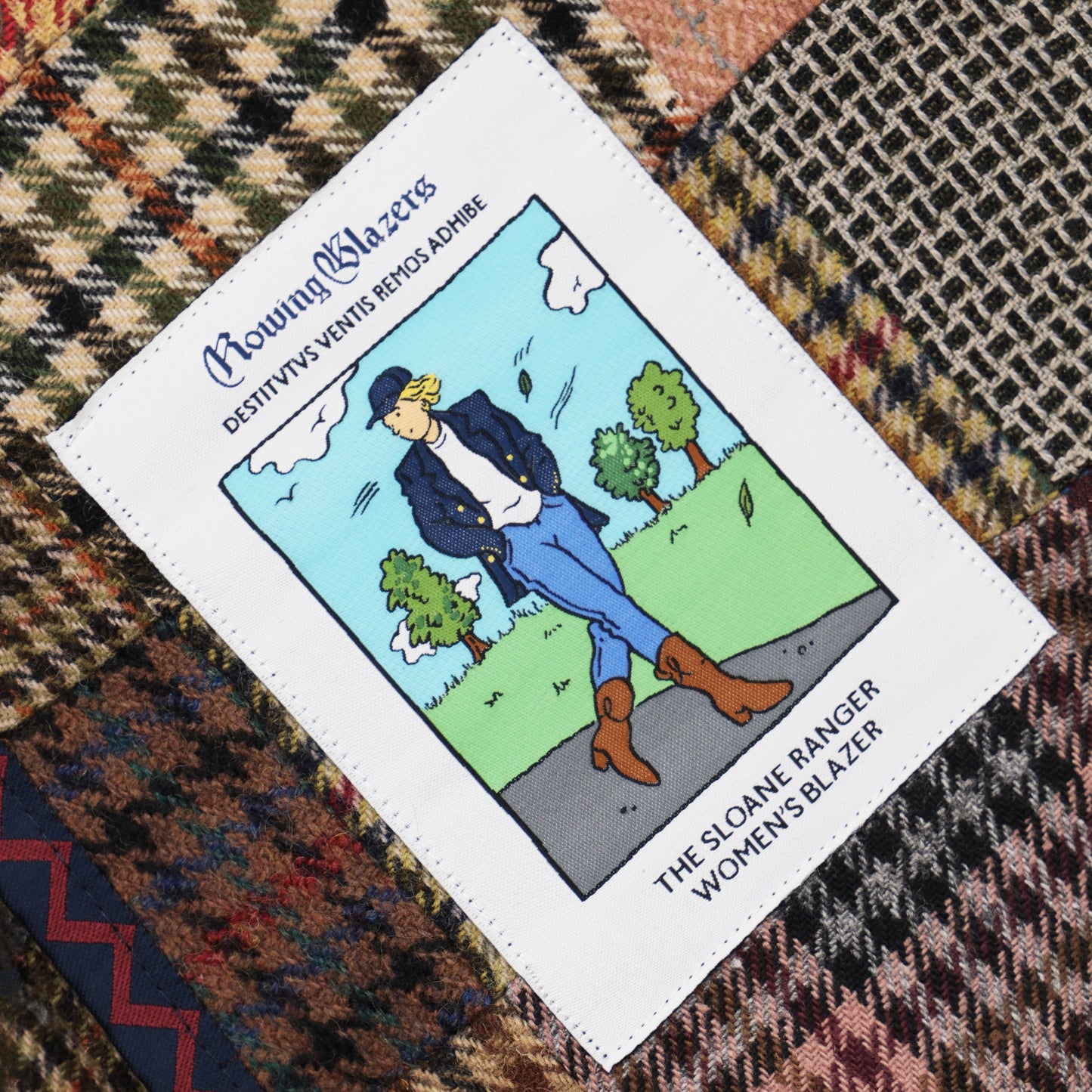 Patchwork Tweed Diana Blazer