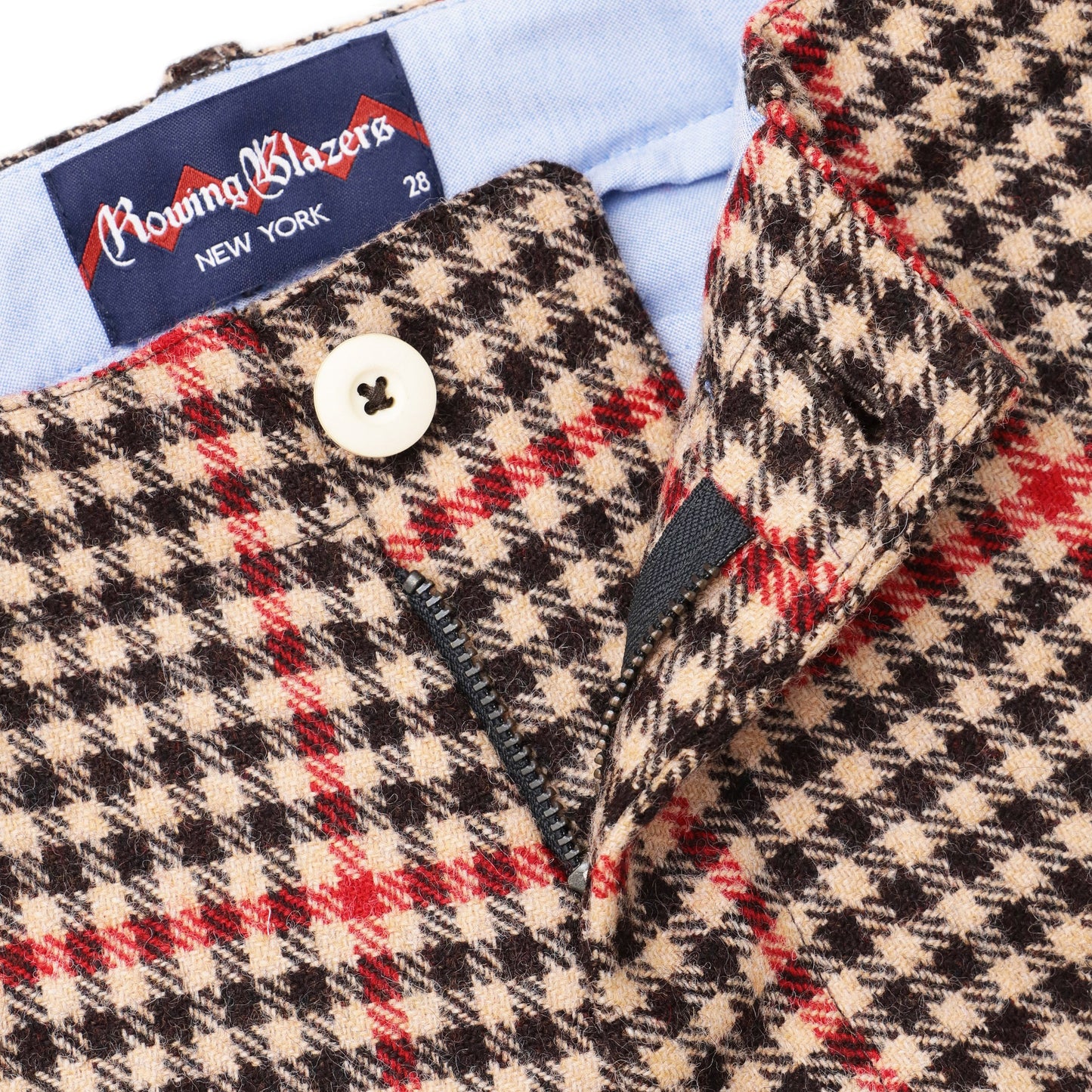 Tailored Gun Check Tweed Trousers