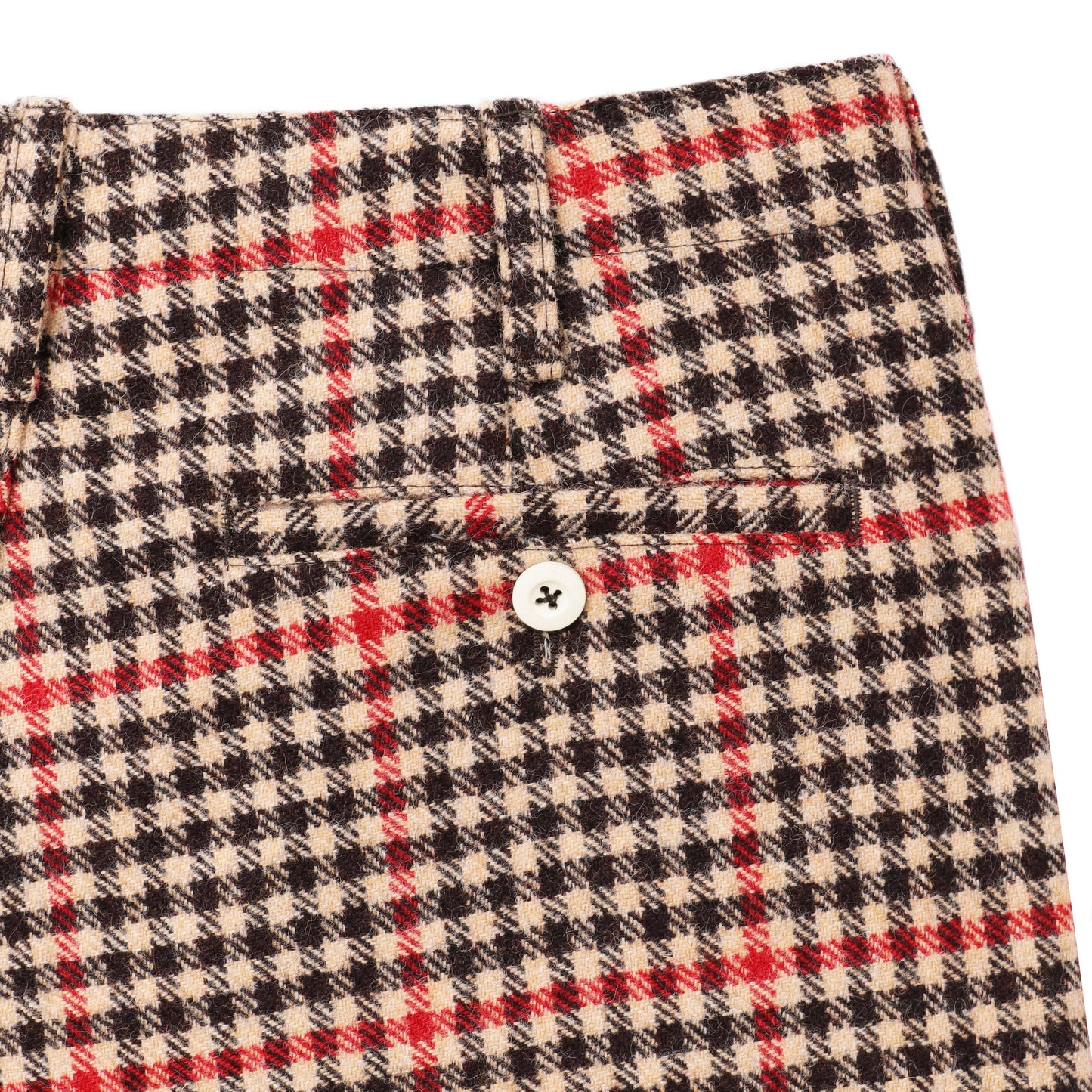 Tailored Gun Check Tweed Trousers