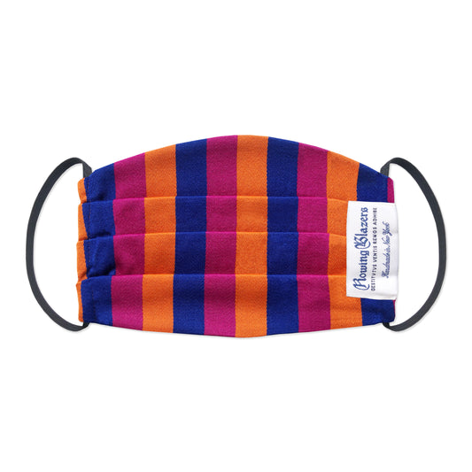 Orange Cross Country Blazer Stripe Face Mask