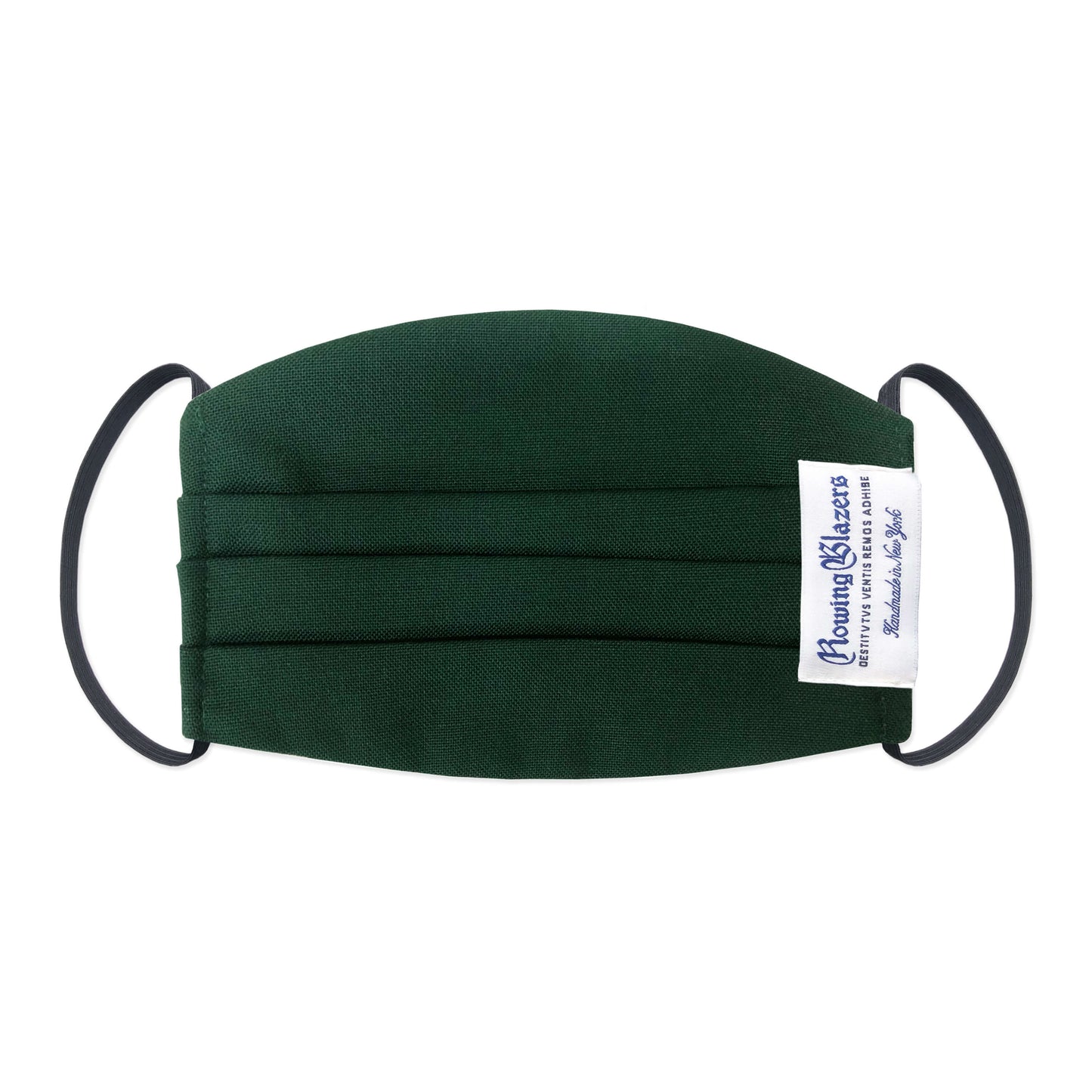 Hunter Green Hopsack Wool Face Mask