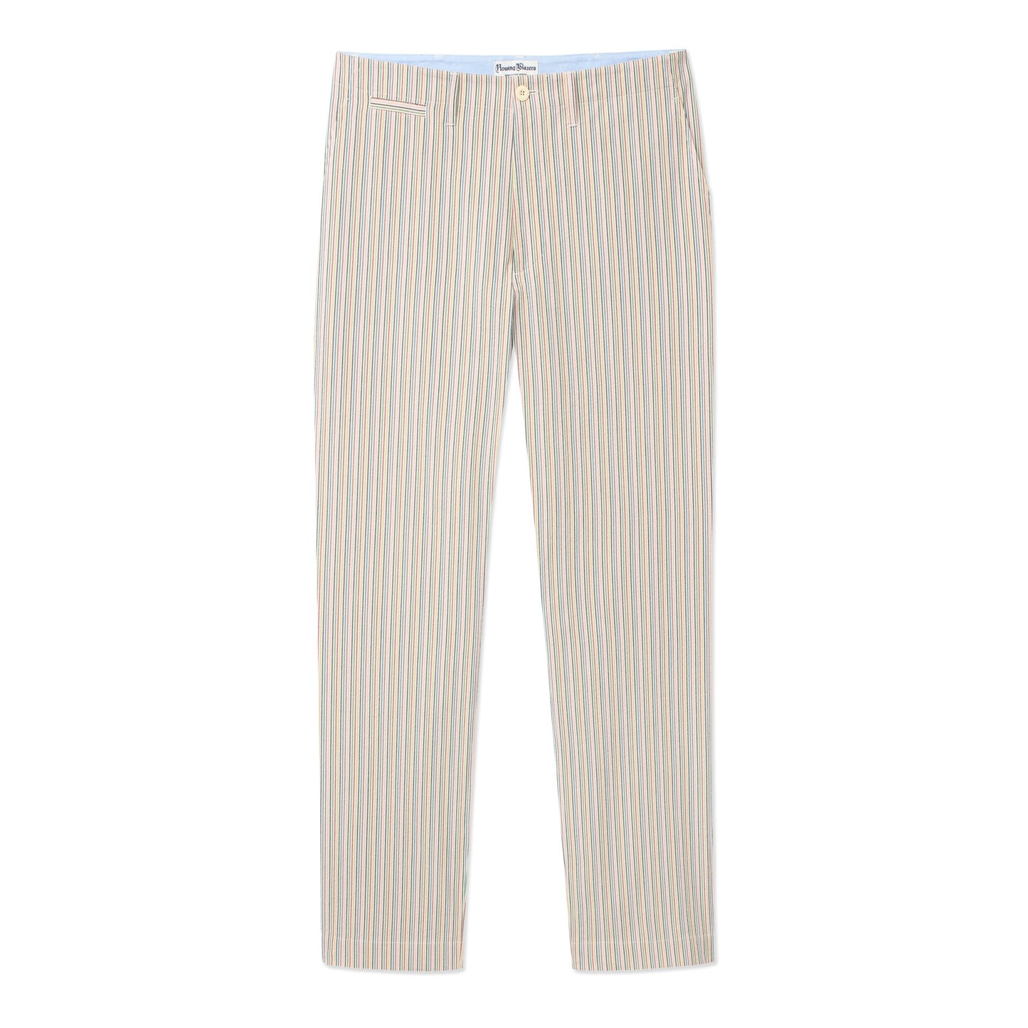 Seersucker Lightweight Cotton Tailored Trousers