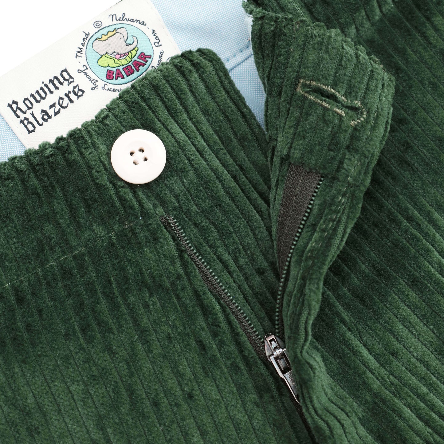 Men's Corduroy Embroidered Babar Trousers