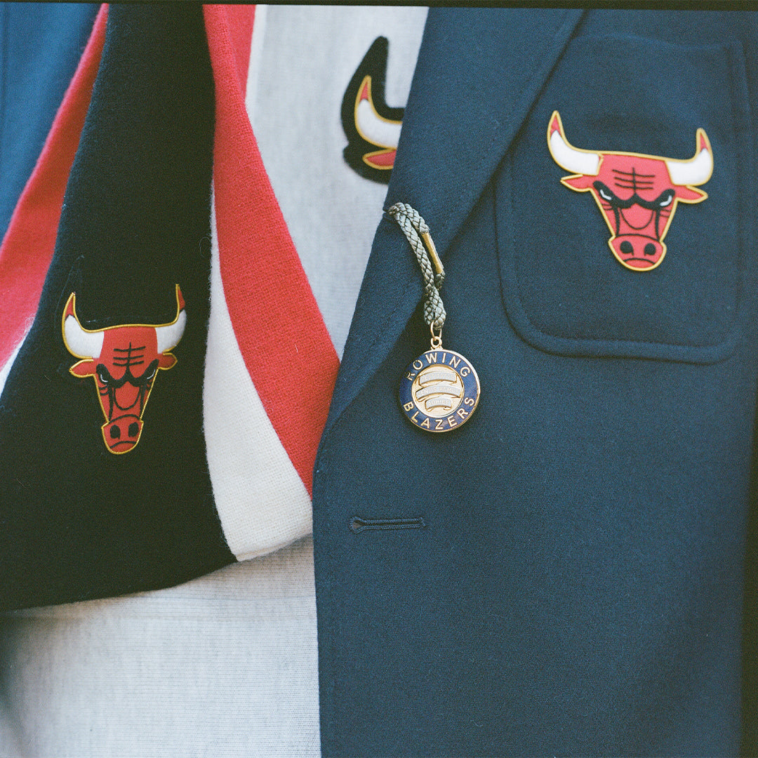 Rowing Blazers x NBA Chicago Bulls Navy Club Blazer