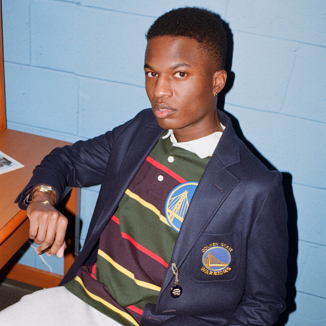 Rowing Blazers x NBA Golden State Warriors Navy Club Blazer