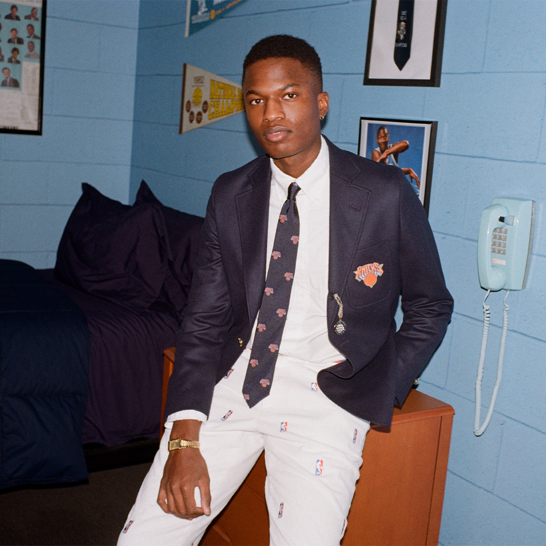 Rowing Blazers x NBA New York Knicks Navy Club Blazer