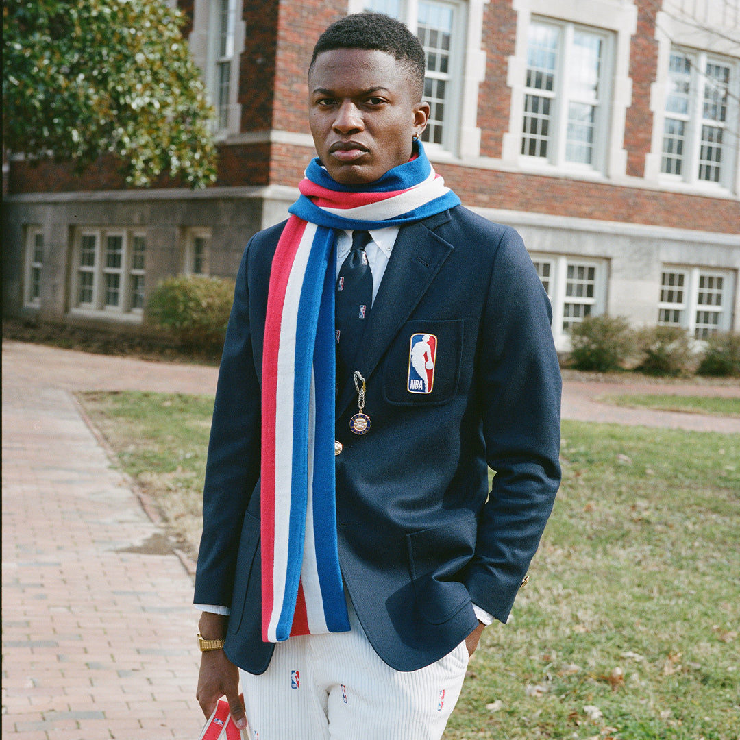 Rowing Blazers x NBA Logo Navy Club Blazer