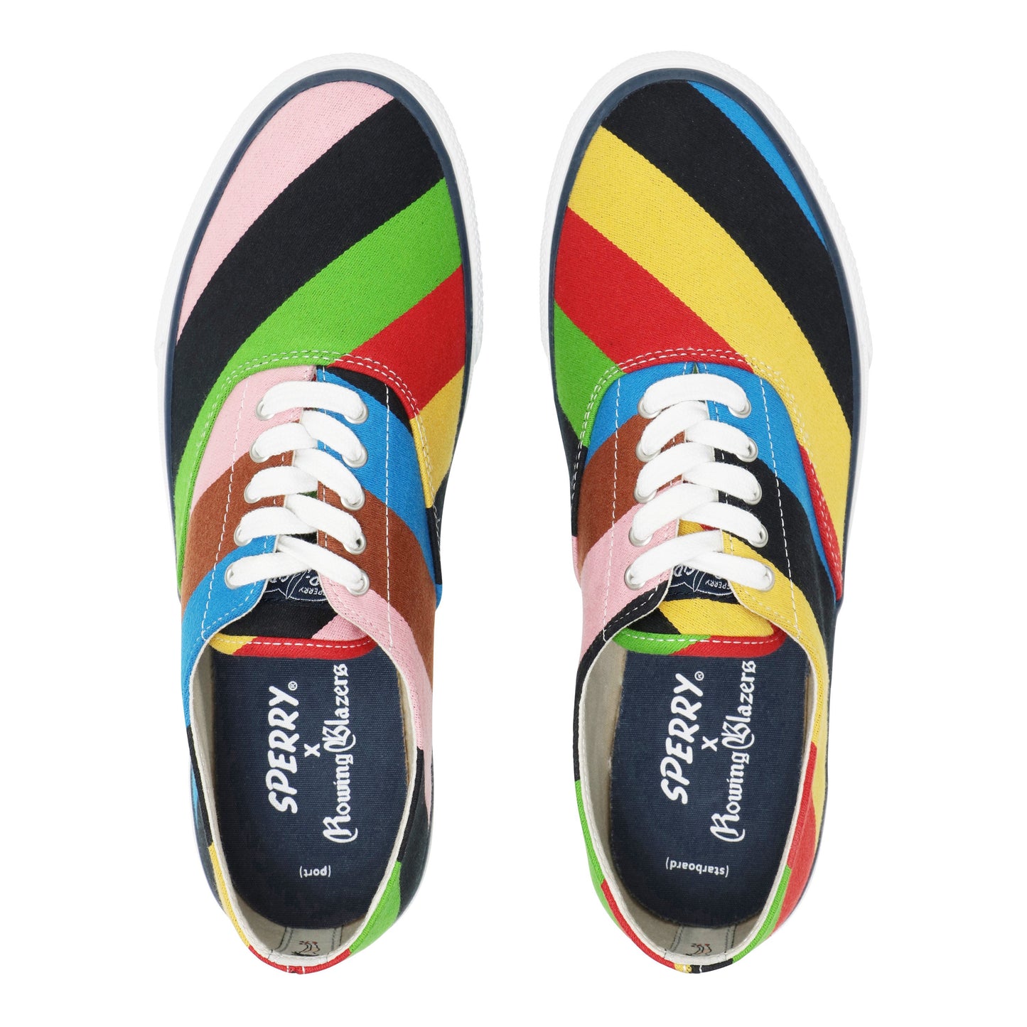 Sperry x Rowing Blazers Cloud CVO Croquet Stripe Deck Sneaker