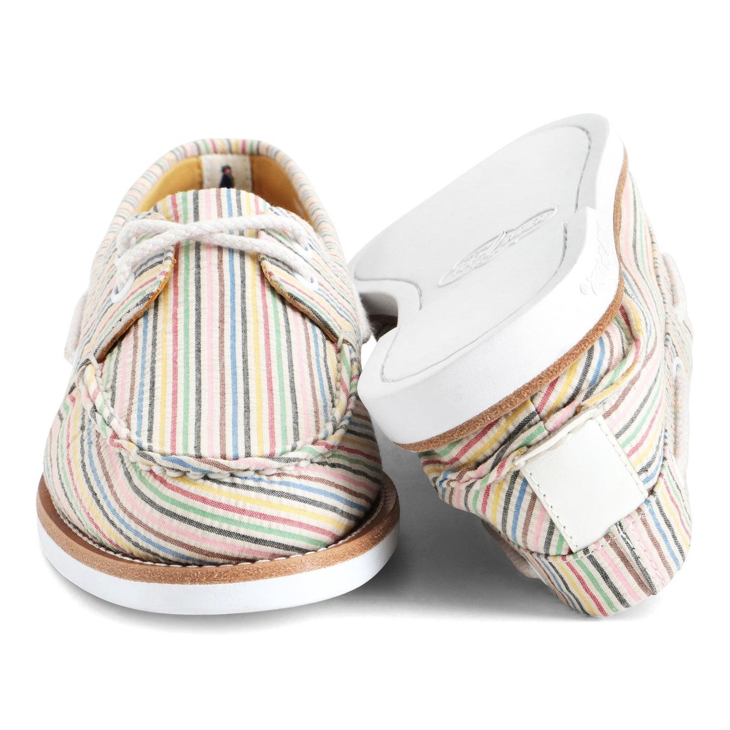 Croquet Stripe Seersucker Authentic Original Boat Shoe