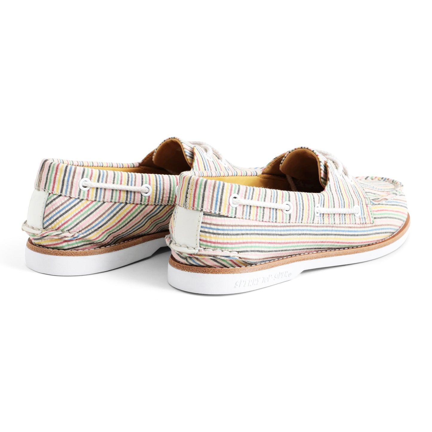 Croquet Stripe Seersucker Authentic Original Boat Shoe