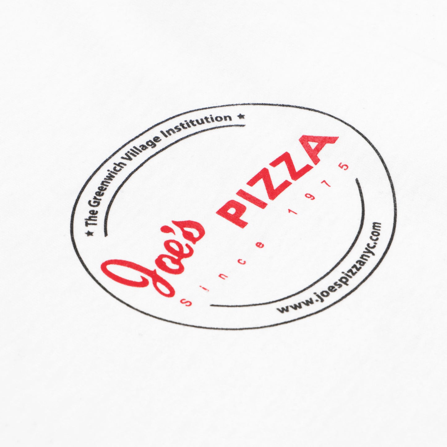 Joe's Pizza- White Tee