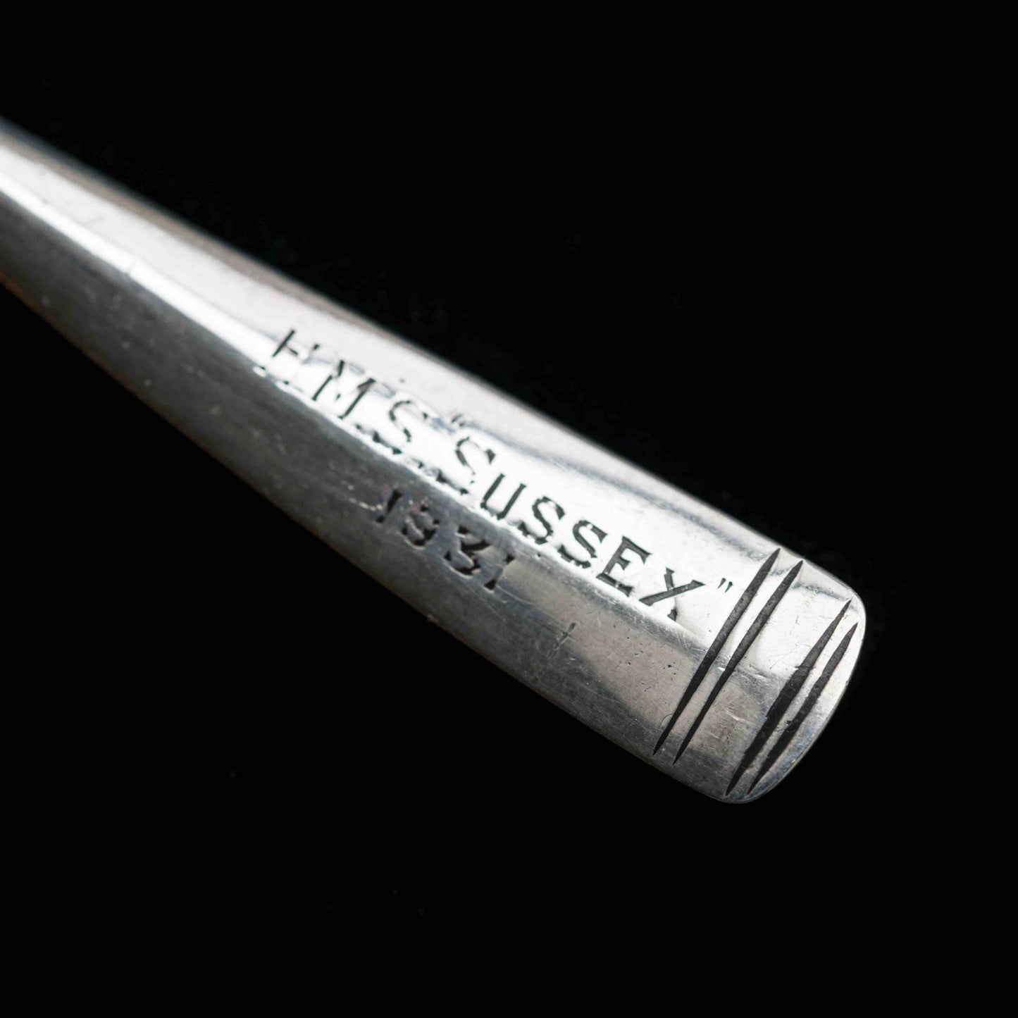 Sterling Silver Royal Marines Presentation Oar, 1931