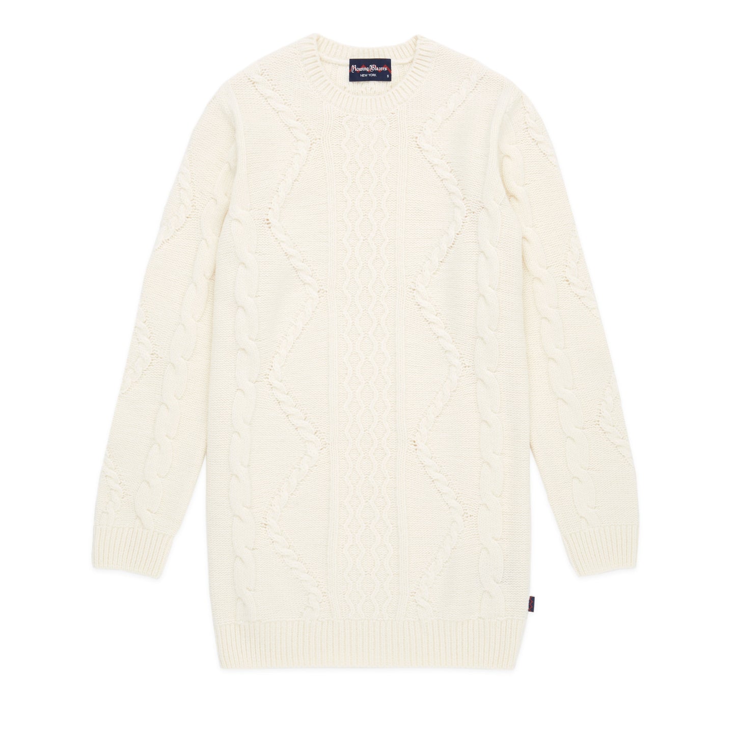 Women's Fisherman Cable Knit Sweater Dress