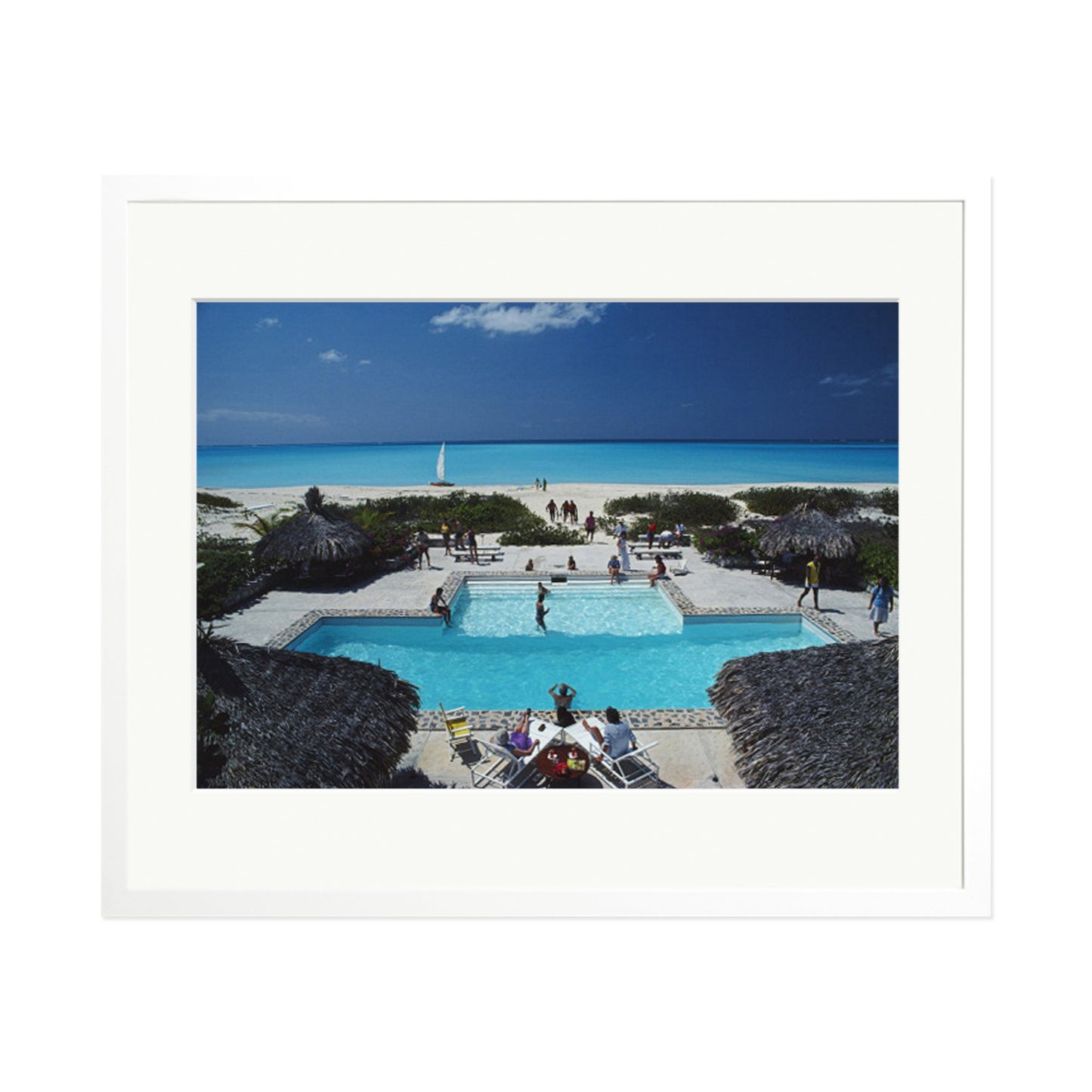 Slim Aarons "Meridian Club" Framed Print