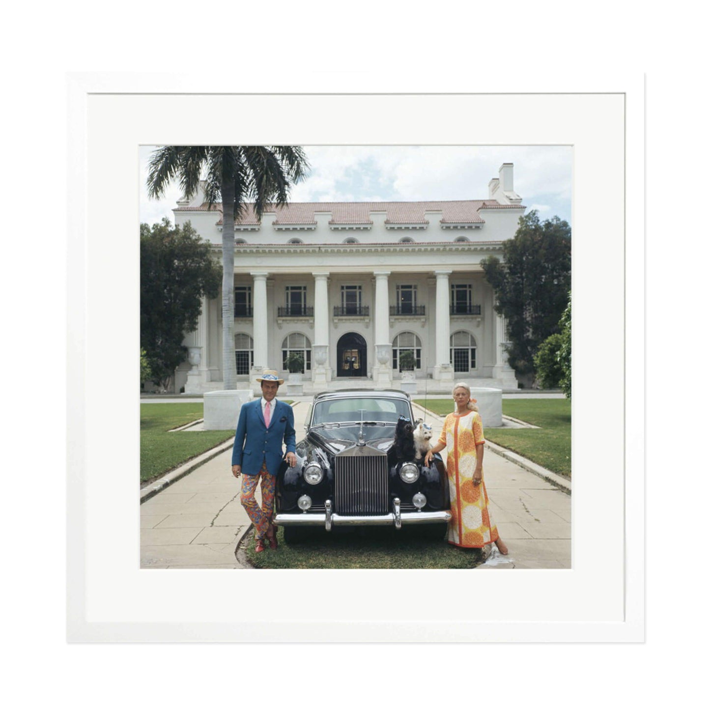 Slim Aarons "Rolls Royce" Framed Print