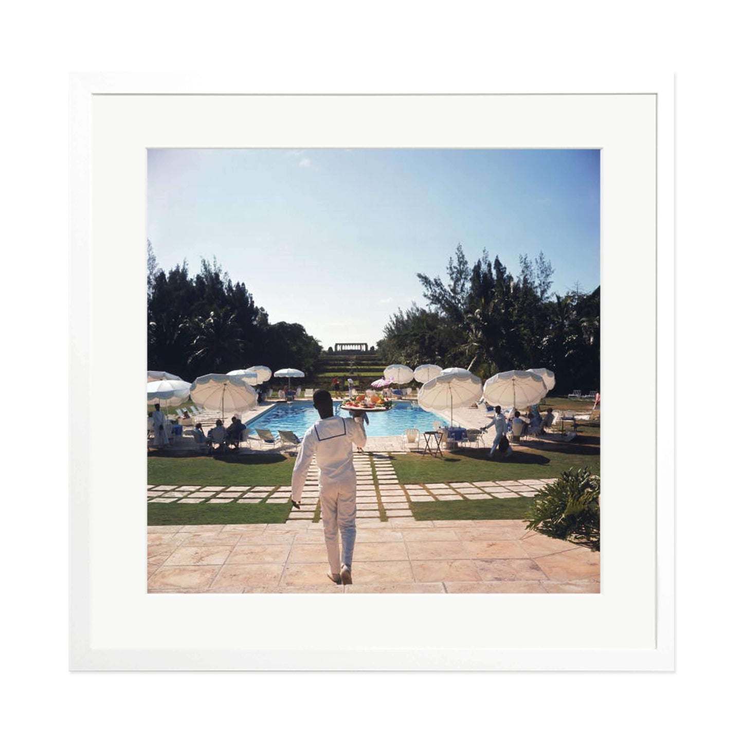 Slim Aarons "Ocean Club On Paradise Island" Framed Print