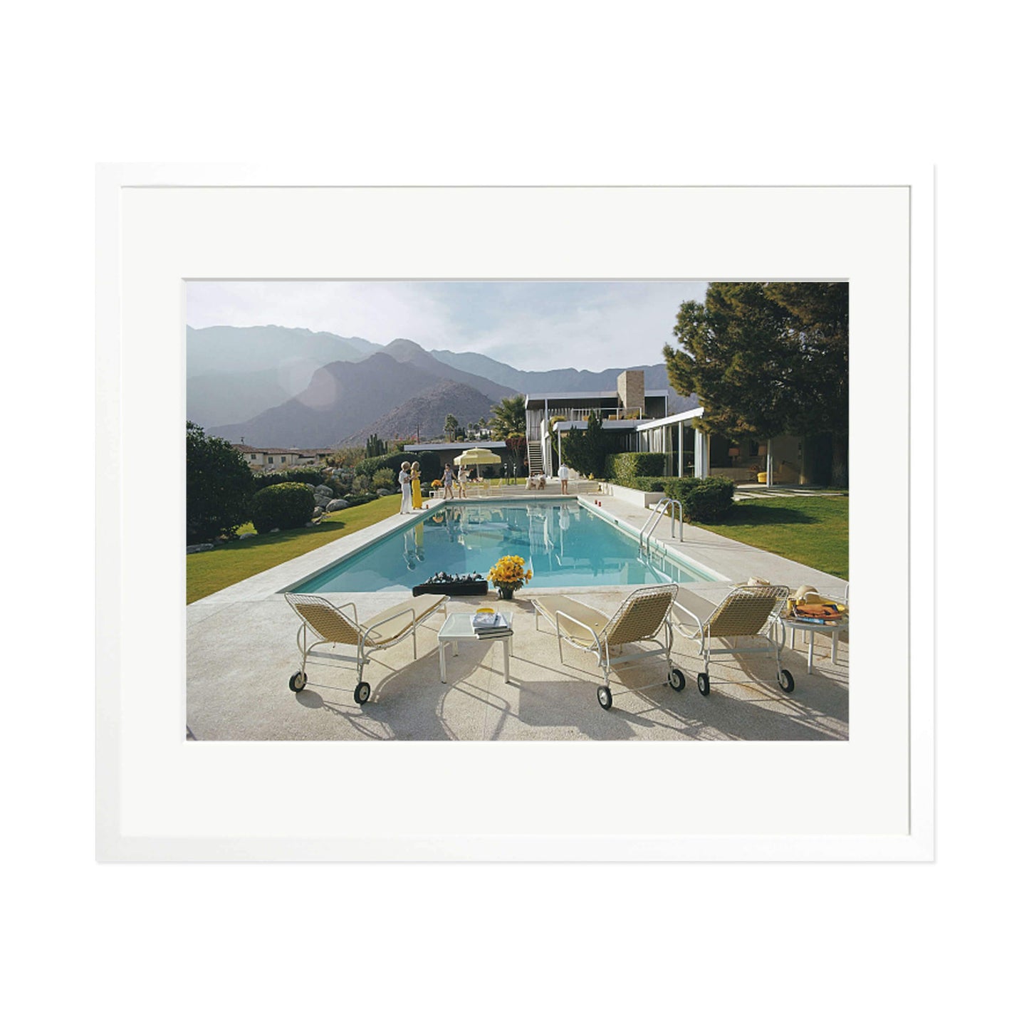 Slim Aarons "Kaufmann Desert House" Framed Print