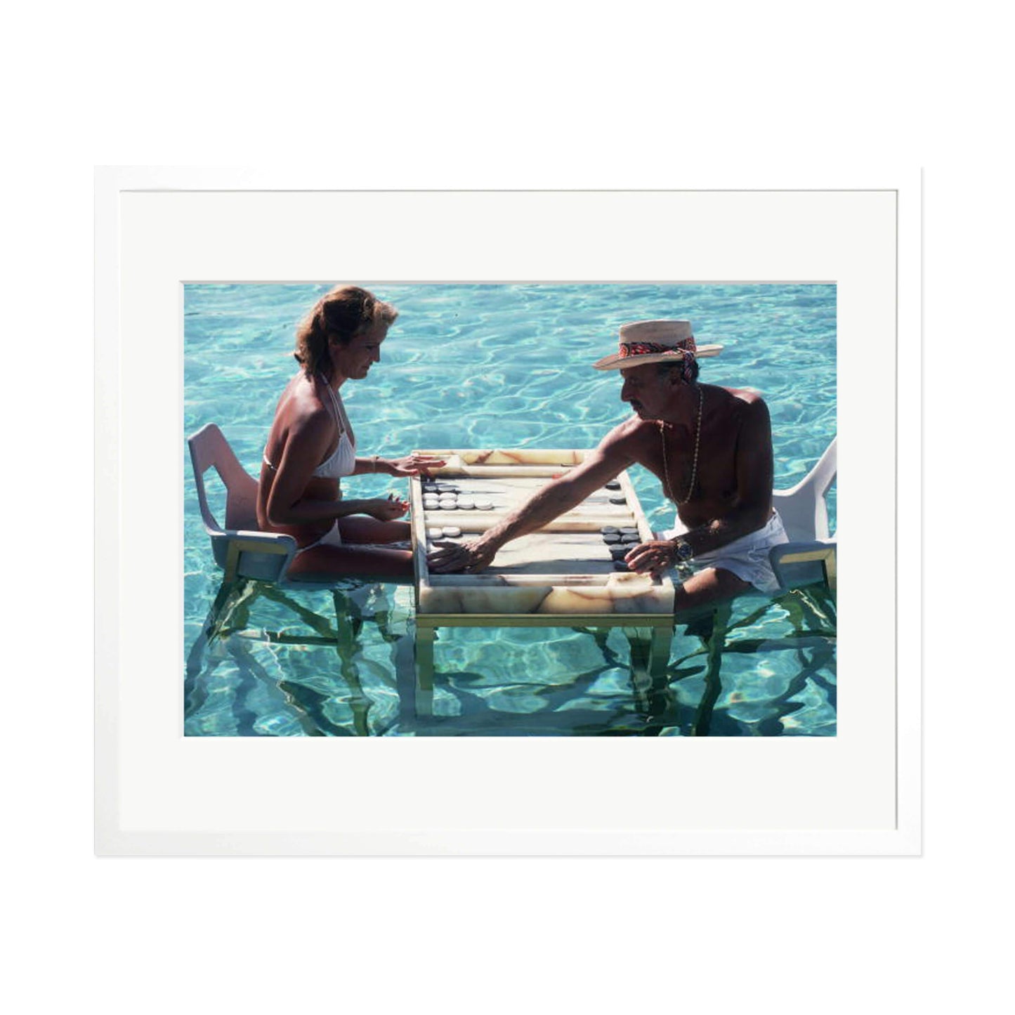 Slim Aarons "Keep Your Cool" Framed Print