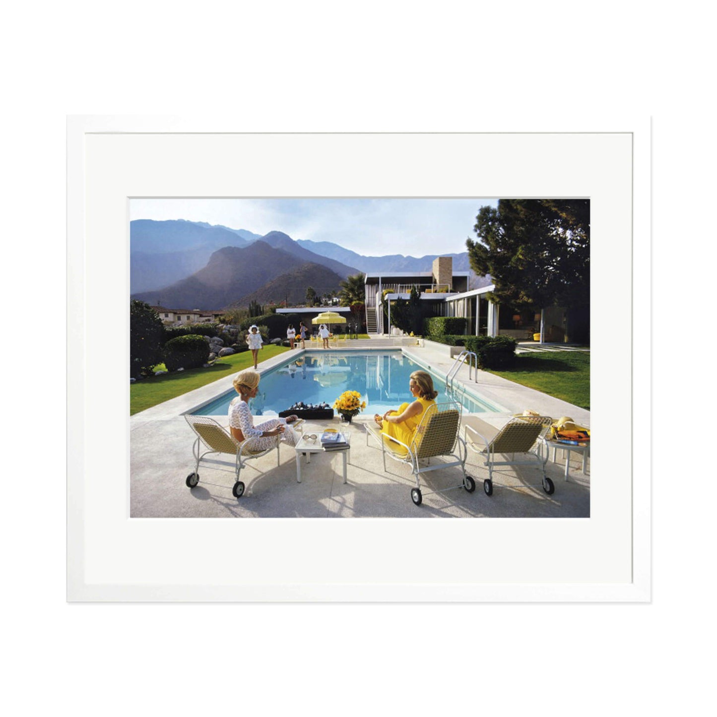 Slim Aarons "Poolside Glamour" Framed Print