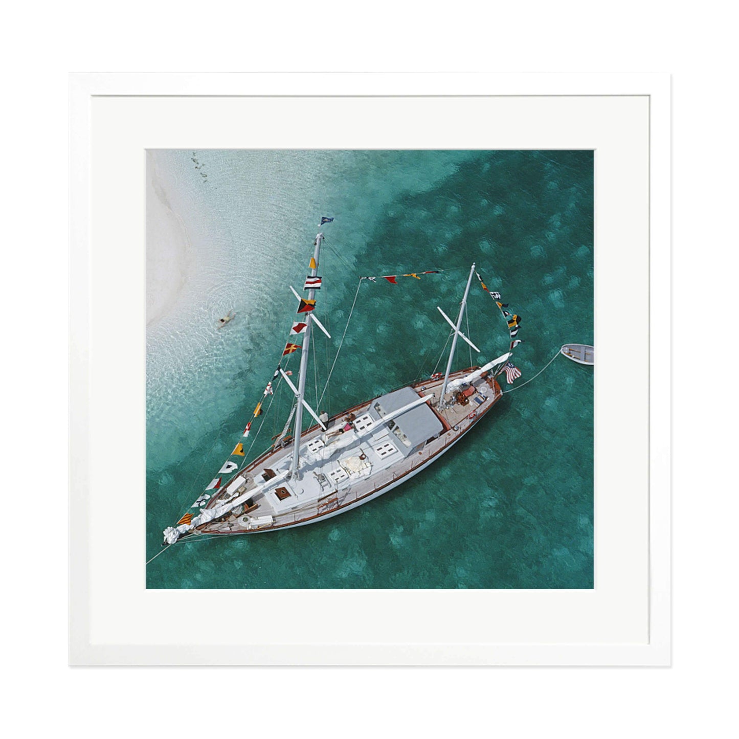 Slim Aarons "Traveller II" Framed Print