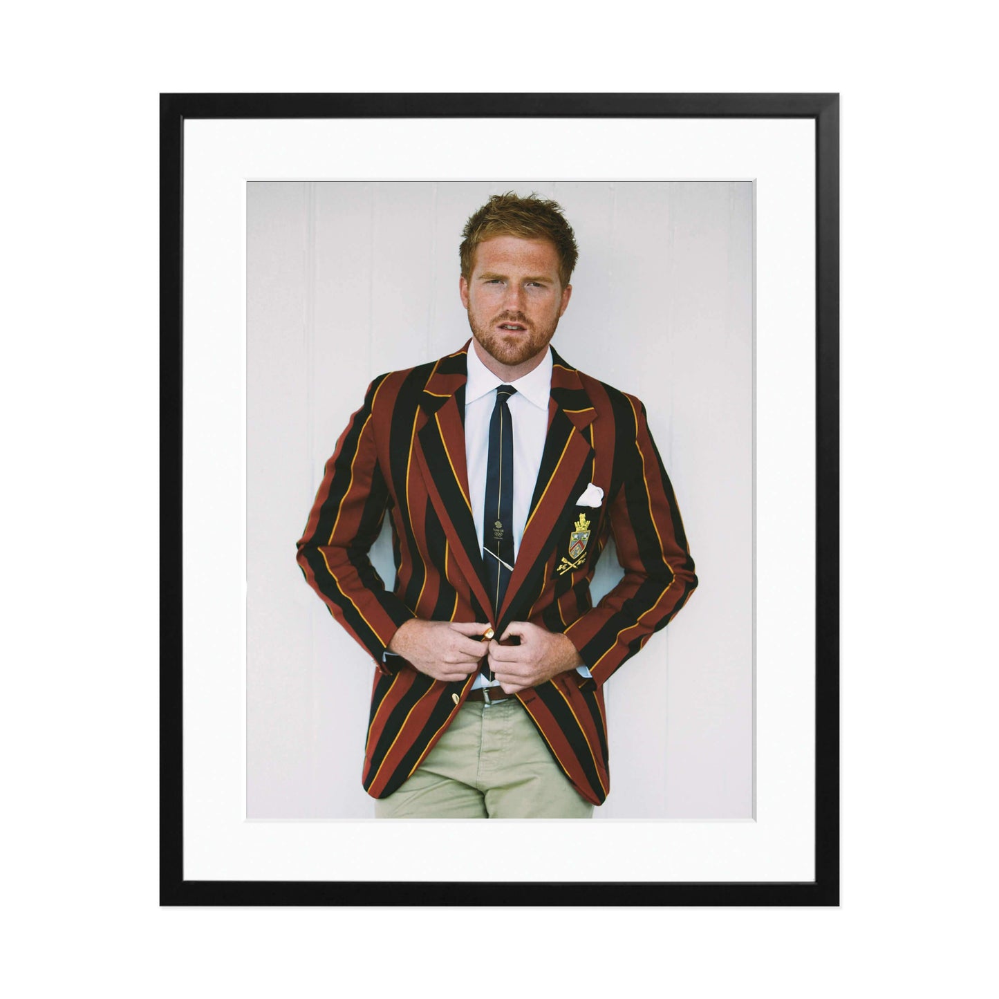 Rowing Blazers "Shiplake College Boat Club" Framed Print