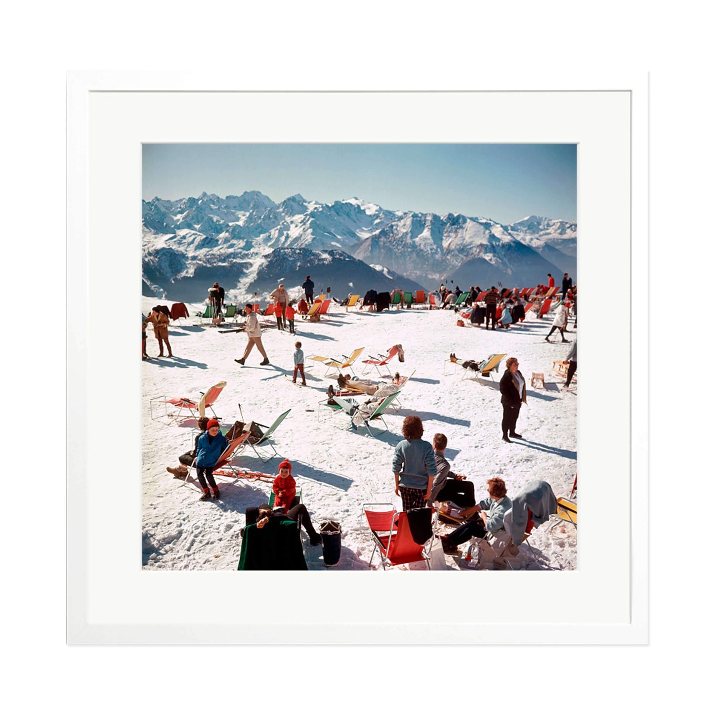 Slim Aarons "Verbier Vacation" Framed Print