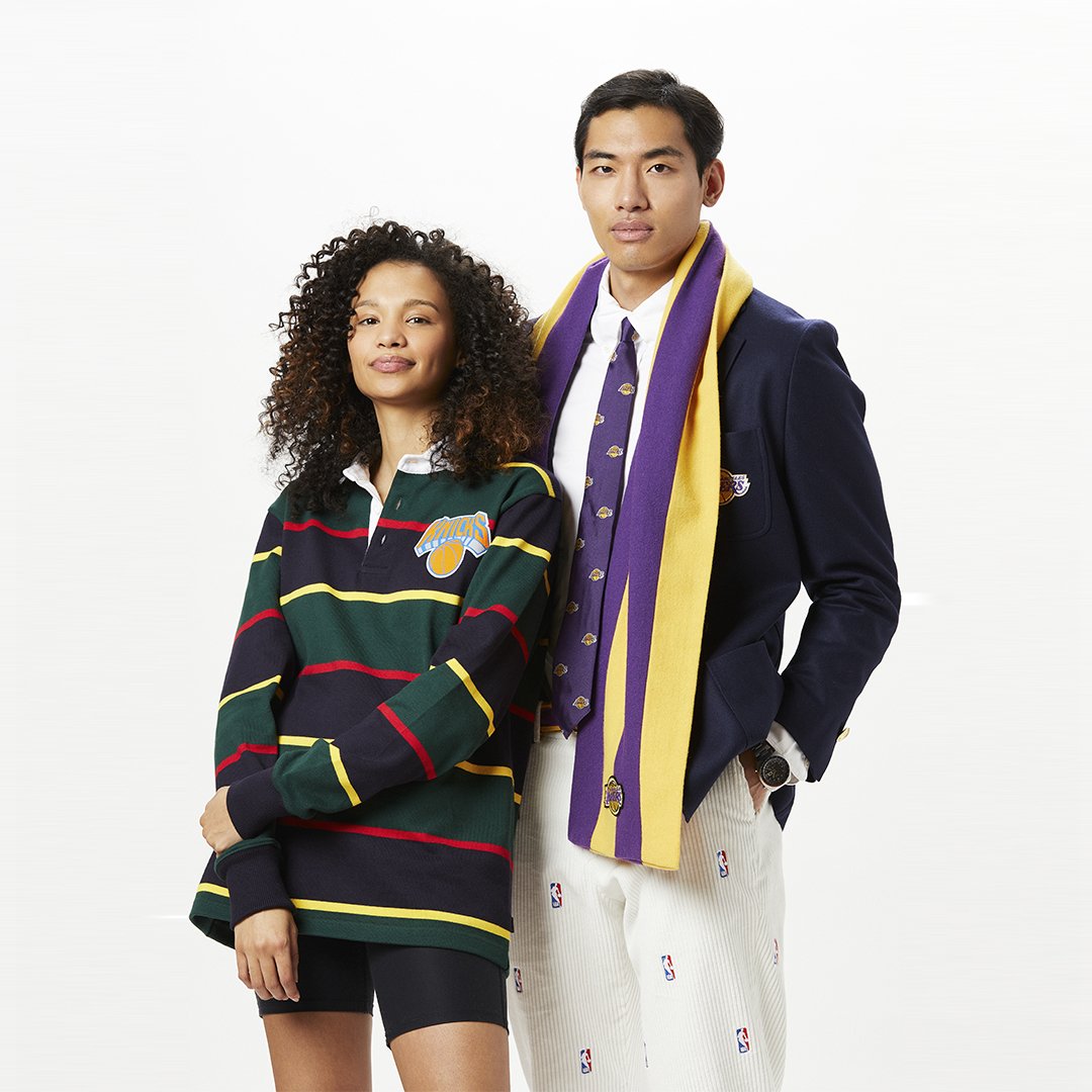 Rowing Blazers x NBA Los Angeles Lakers Schoolboy Scarf