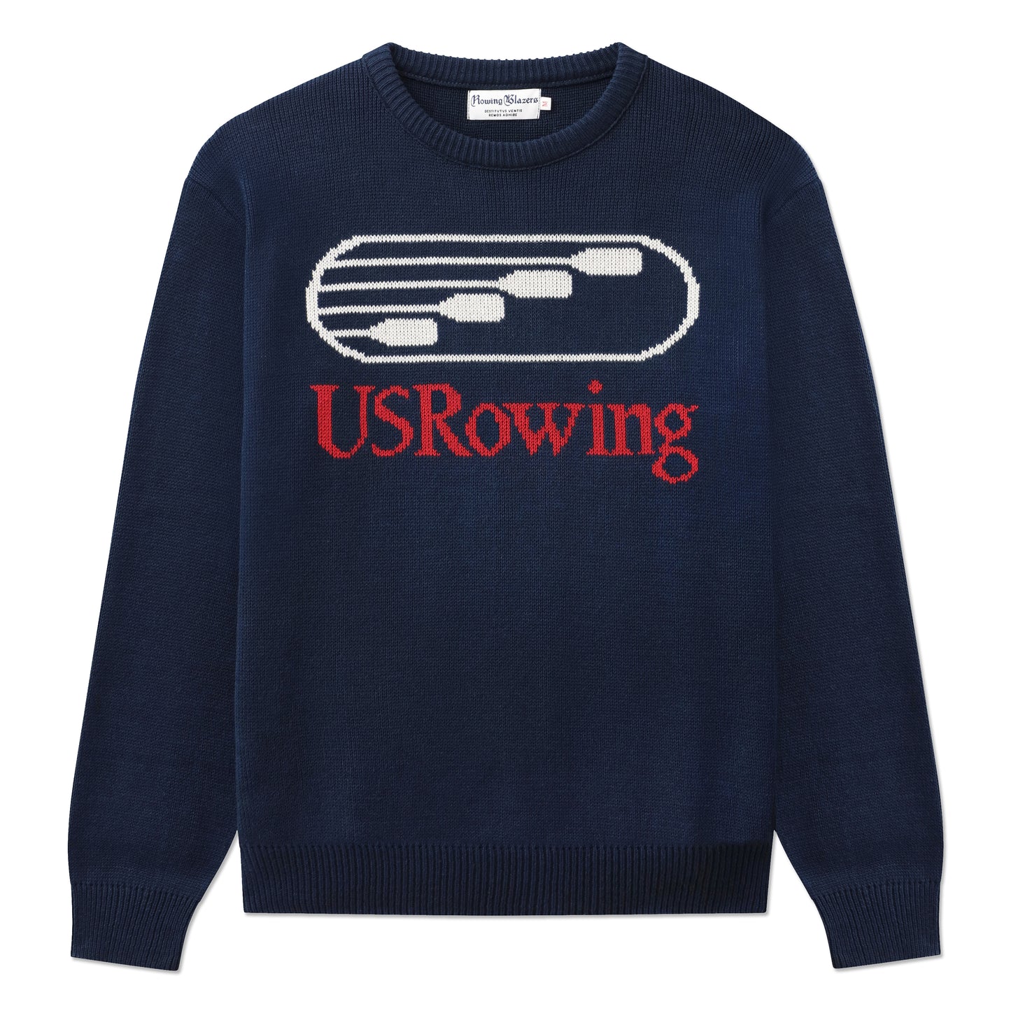 Navy USRowing Jacquard Sweater