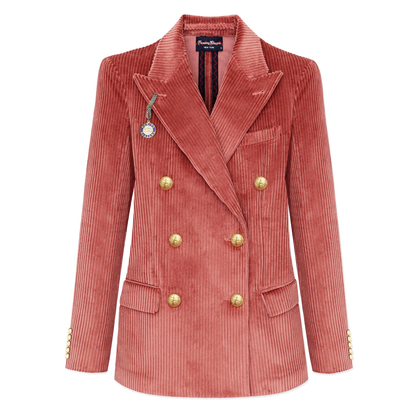 "Dusty Rose" Pink Corduroy Diana Blazer