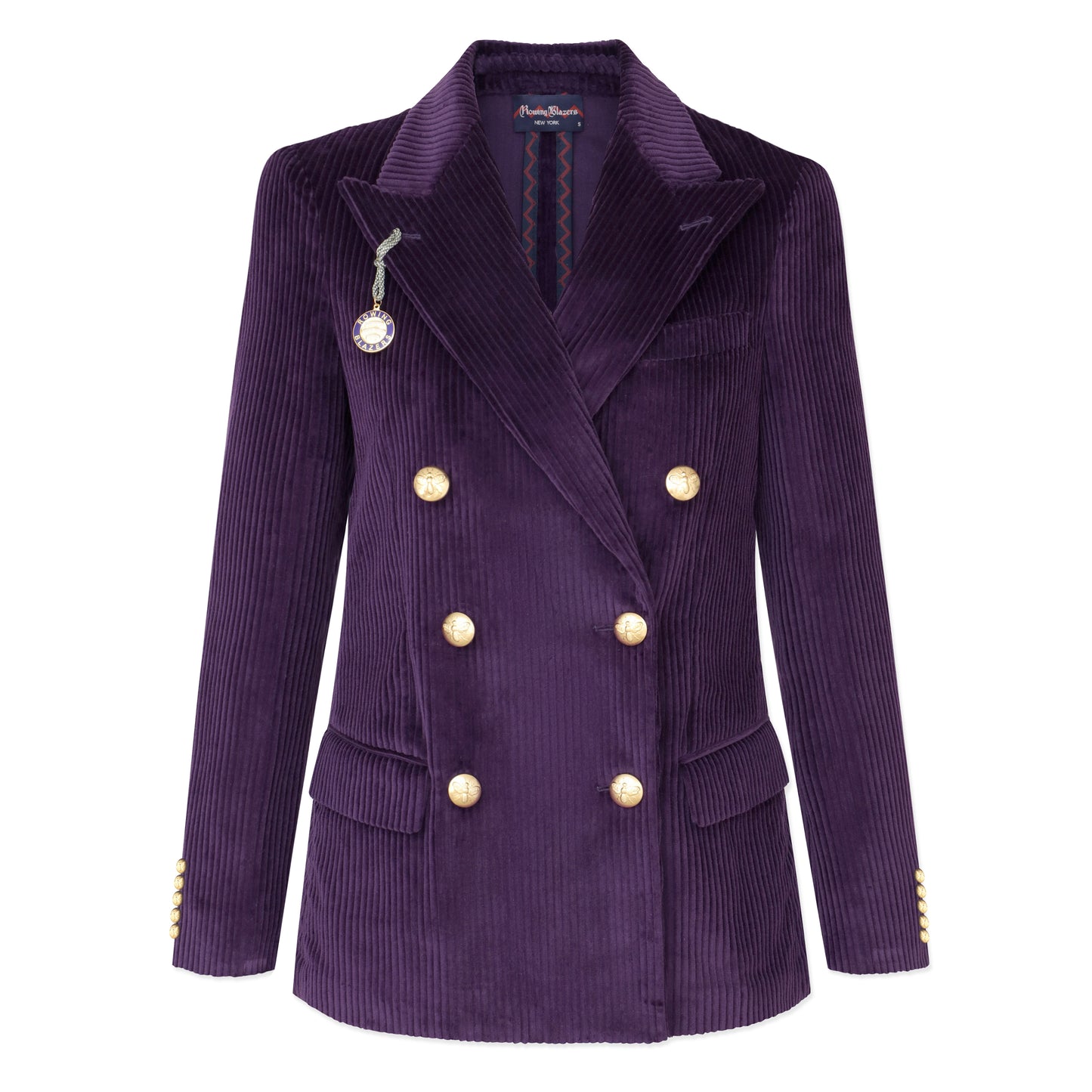 Deep Purple Corduroy Diana Blazer