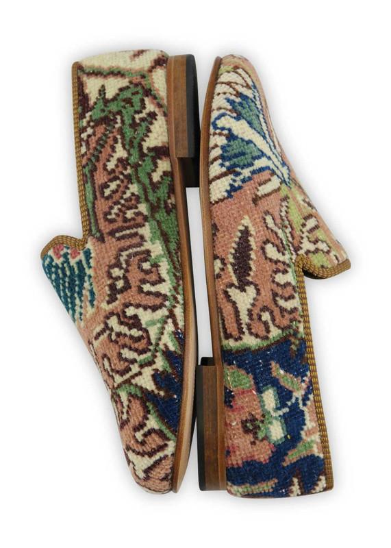 One of a kind loafers handmade from Turkish carpets.