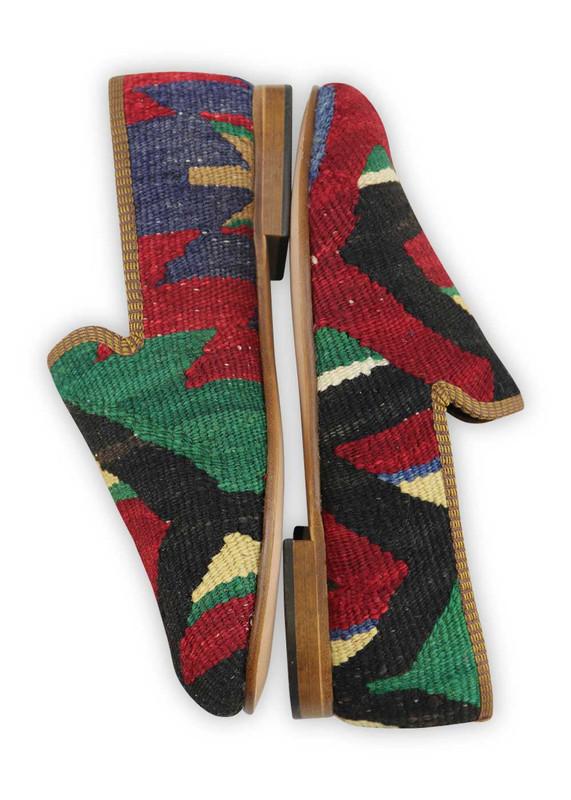 One of a kind loafers handmade from Turkish carpets.