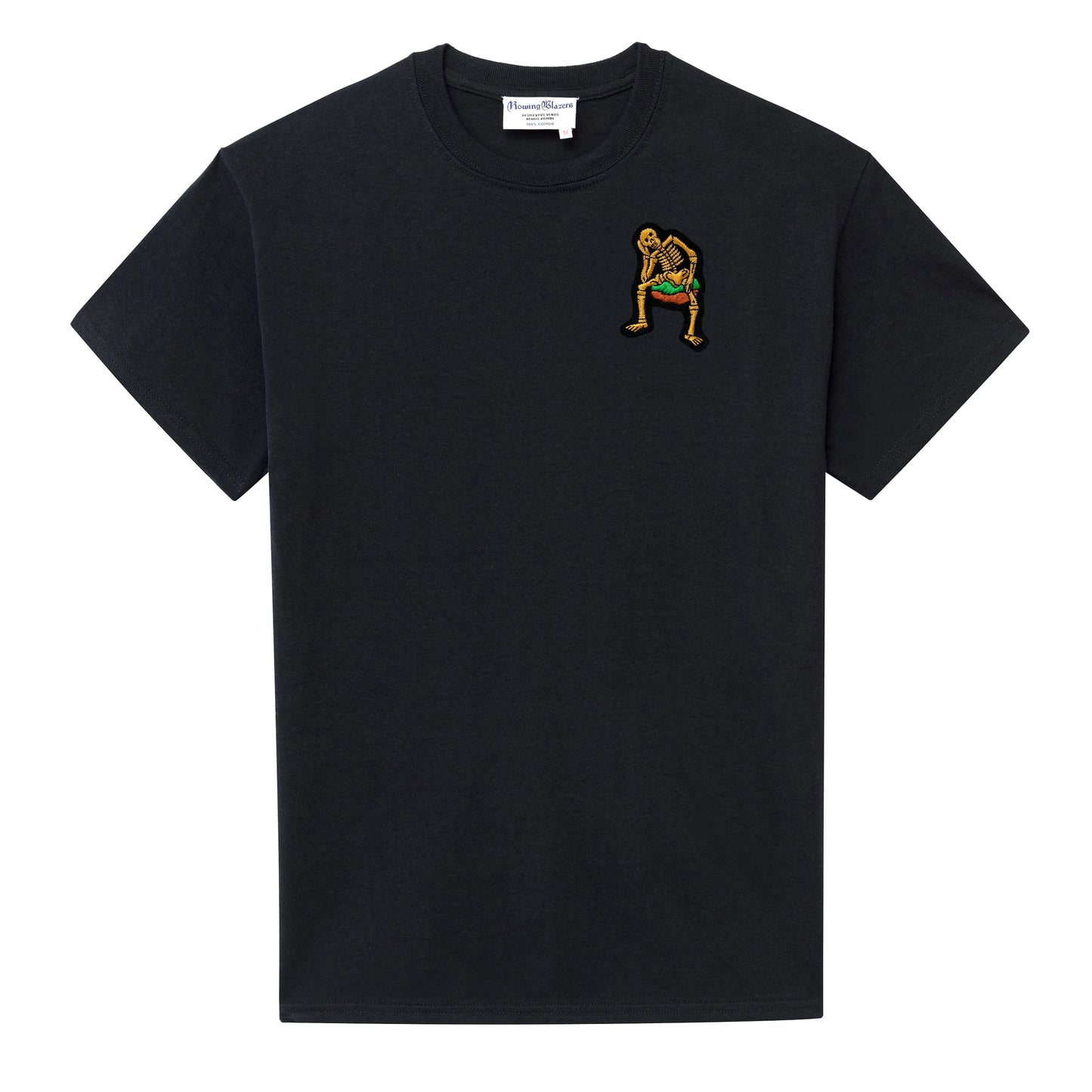 Derry Bones Black Short Sleeve Tee